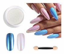 Nagelpuderspegel Aurora Shell + Applikator nr 6