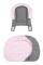 Stokke Nomi Cushion (Grey/Pink)