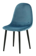FURNLUX BARNRUMSSTOL POLARBLÅ & SVART 33CM
