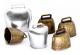 INF Vintage Bells 35x35x24mm Nickel (Silver) - Pack of 10