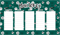 Magnetisk lektionsplan fotbollsmatch 30x17,5 cm