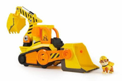 Backhoe Excavator Truck The Paw Patrol Deluxe Rubble