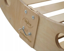 Trä Rocker Montessori Stor XL Hopfällbar Skrivbordspall Lackerad