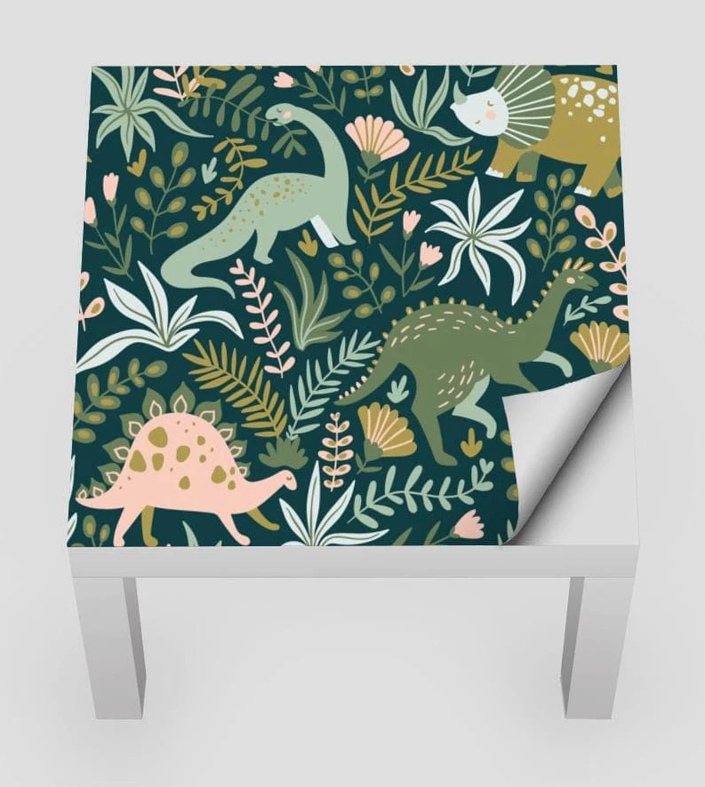 IKEA LACK barnbordsklistermärke Dinosaurier