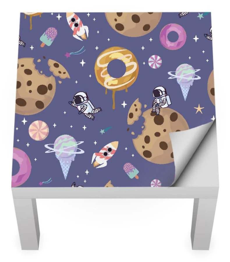 IKEA LACK barnbordsklistermärke Cookie Space
