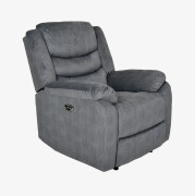NFG - WINFIELD recliner Tyg Ridge grå EL