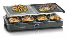Severin 2376 Raclette 8 pander Sort