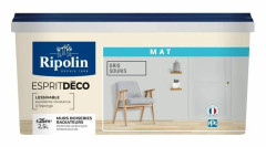 RIPOLIN Väggfärg alla delar, Ripolin - Matt musgrå, 2,5L