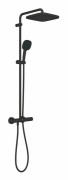 Duschpelare med termostatblandare - Vattensparande - GROHE Vitalio Comfort 250 - Matt Svart - 266962431