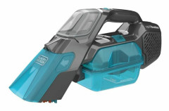 BLACK+DECKER Handdammsugare - 2 i 1 Spillbuster - 12V 1,5 Ah - Manuell borste - blå