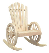 Gungstol adirondack massivt granträ