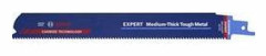 Bosch Accessories 2608900376 EXPERT ‘Medium-Thick Tough Metal’ s 1155 HHM sabelsågblad, 10 st. Sågblad, längd 225 mm 10