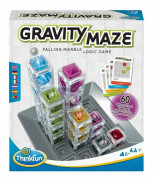Gravity Maze logikspel, Brain teaser, Ball circuit-Construction, 60 utmaningar, från 8 år gammal-Ravensburger, 76433, ThinkFun