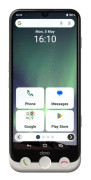 Doro Aurora A30, 15,5 cm (6.1"), 6 GB, 128 GB, 50 MP, Android 14, Sort, Hvid