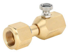 Mässingscylinderadapter, tillbehör för läskmaskin, lämplig för SodaStream-flaska ansluten till koldioxidcylinder, stabil prestanda och hög