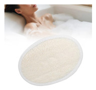 Naturlig Loofah Svamp, Exfolierande Kroppsskrubb i Frotté för Dusch & Bad, Mild Massage & Främjar Cirkulation, Hudvänlig & Mångsidig