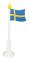Sverigeflagga / träflagga 37 cm