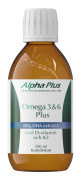 Omega 3 & Omega 6 Plus 200 ml Citron
