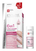 Therapy Professionell koncentrerad nagelbalsam som ger färg 6in1 Rosa 5ml