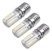 3x E17 Sockel 5w 64 LED Lampa Glödlampa 3014 SMD Ljus Varmvit AC 110v-220v/HH/