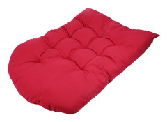 Korgkorgstolskuddar, Vattentätt Utomhuskudde Fylld med Miljövänlig PP-Bomull, Vinröd 80x120cm, Ergonomisk Storlek för
