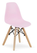ZUBI stol - rosa x 1