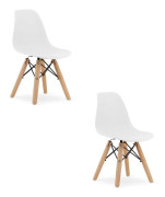 ZUBI stol - vit x 2