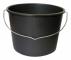 Bygghink, plast, 12 l, svart