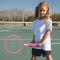 Badmintonracketset för barn | Lättviktiga badmintonracketar för trädgården inklusive 3 badmintonbollar för barn och vuxna, Rosa