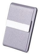 Kortfodral Korthållare Visitkortshållare Magnetisk stängning - Silver