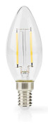 LED glödlampa E14 | Ljus | 2,2 W | 470 lm | 2700 K | Varm vit | Retrostil | 1 st | Rensa