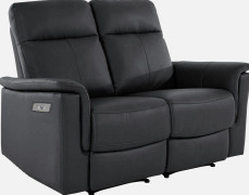 Loft24 - Soffa 2-sits Elektrisk Southbrook - Svart - 2-sits soffor - Från Homeroom