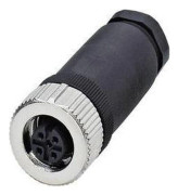 Phoenix Contact 1513347 Sensor/ställdon-kontakt, okonfektionerad M12 Hona rak Antal poler (RJ): 8 1 st