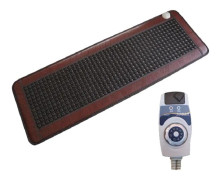 Infraröd Värmebehandlingsmatta, Uppvärmd Jade, Justerbar Timer & Temperatur,Brun, 220V