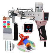 Tufting Gun Set, Klipp- och Loopslingefunktionalitet, 5-40 stygn per sekund,100-240V