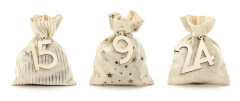 Adventskalenderpåsar, blandade (1 förpackning / 10 st.)