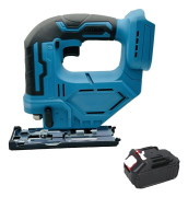 21V Sladdlös Sticksåg, 750W Borstlös Motor, Ergonomisk Design,1st batteri, EU