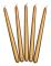 Metalliskt koniskt ljus, guld, 29 cm (1 förpackning / 10 st.)