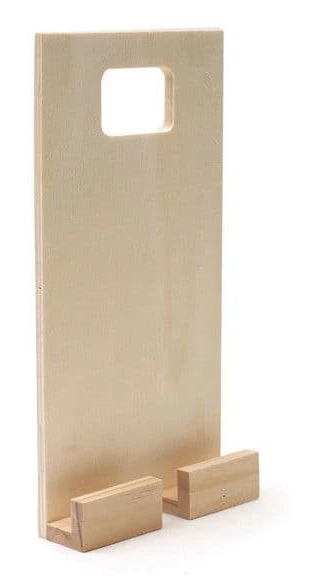 Telefonställ i trä, perfekt för uttag 10x20 cm