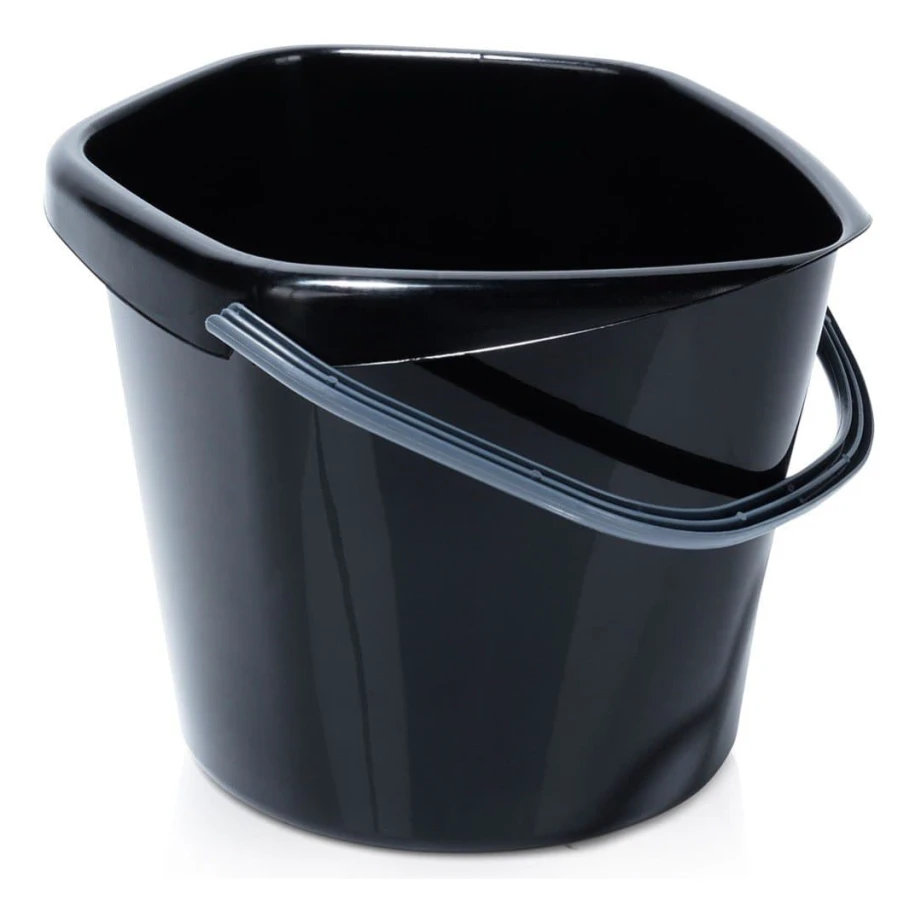 Svart plasthink 5 l