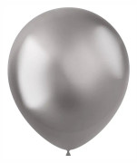 Ballonger 10 st. (Intensivt silver, 33 cm)