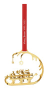 Georg Jensen - 1995 Christmas Mobile - Julpynt - Brass - 105 x 95 x 25 mm