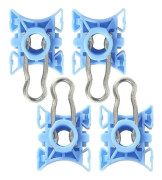 4-pack blå fönsterhissregulator för Volvo 740 940 960 S80 XC70 XC90 V70 S60