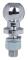 dragkula 50 mm rakt stål M22 x 55 mm silver