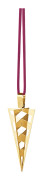 Georg Jensen CC 2025 Strut julprydnad, 18K guldplätering