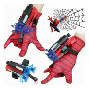 Spindelmannen Web Shooter Launcher Leksakshandskar Dart Rollspel för Barn