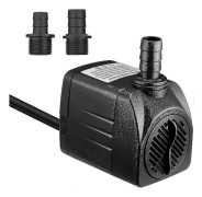 25W 1500l/h Dränkbar Vattenpump Med 1,5m Strömkabel Och 2 Munstycken-FY