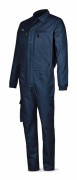 Jumpsuit The Safety Company Marinblå 100% bomull - 68