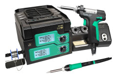 Lödstation, integrerad avlödningpump, rökutsugningsfunktion,SS-988H, 220V
