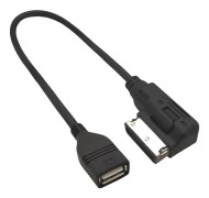 USB-ljudkabel med USB-adapter för Audi AMI MMI 2G 3G 3G+